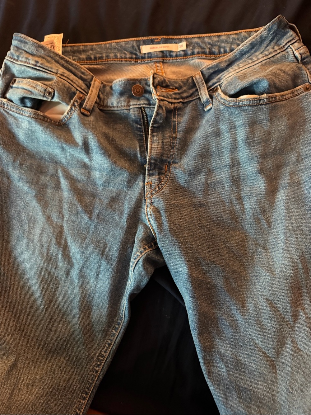Levi's Women's Slim Straight Light Blue Jeans